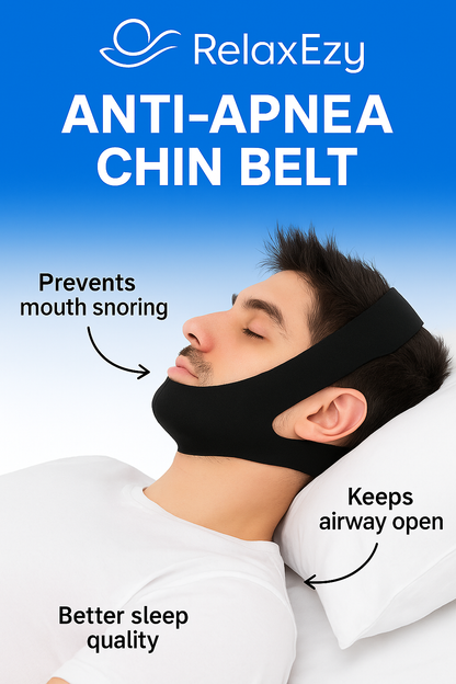 Adjustable Anti-Apnea Jaw Belt