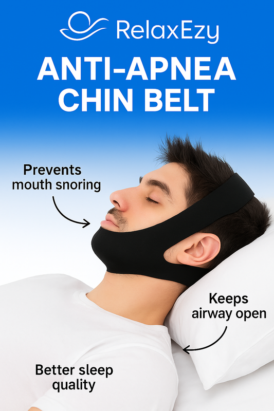 Adjustable Anti-Apnea Jaw Belt