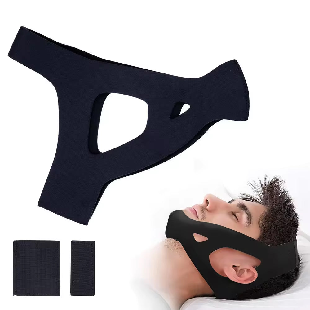 Adjustable Anti-Apnea Jaw Belt