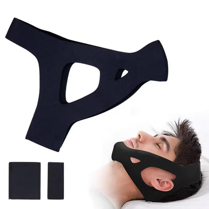 Adjustable Anti-Apnea Jaw Belt