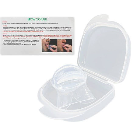 Anti-Snoring Tongue Insert Device