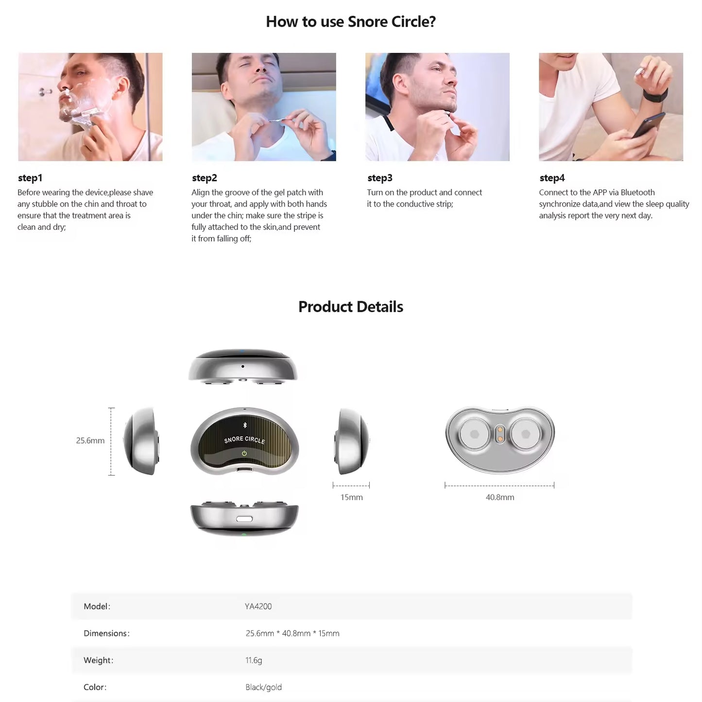 Muscle Stimulator Plus Anti-snoring Device