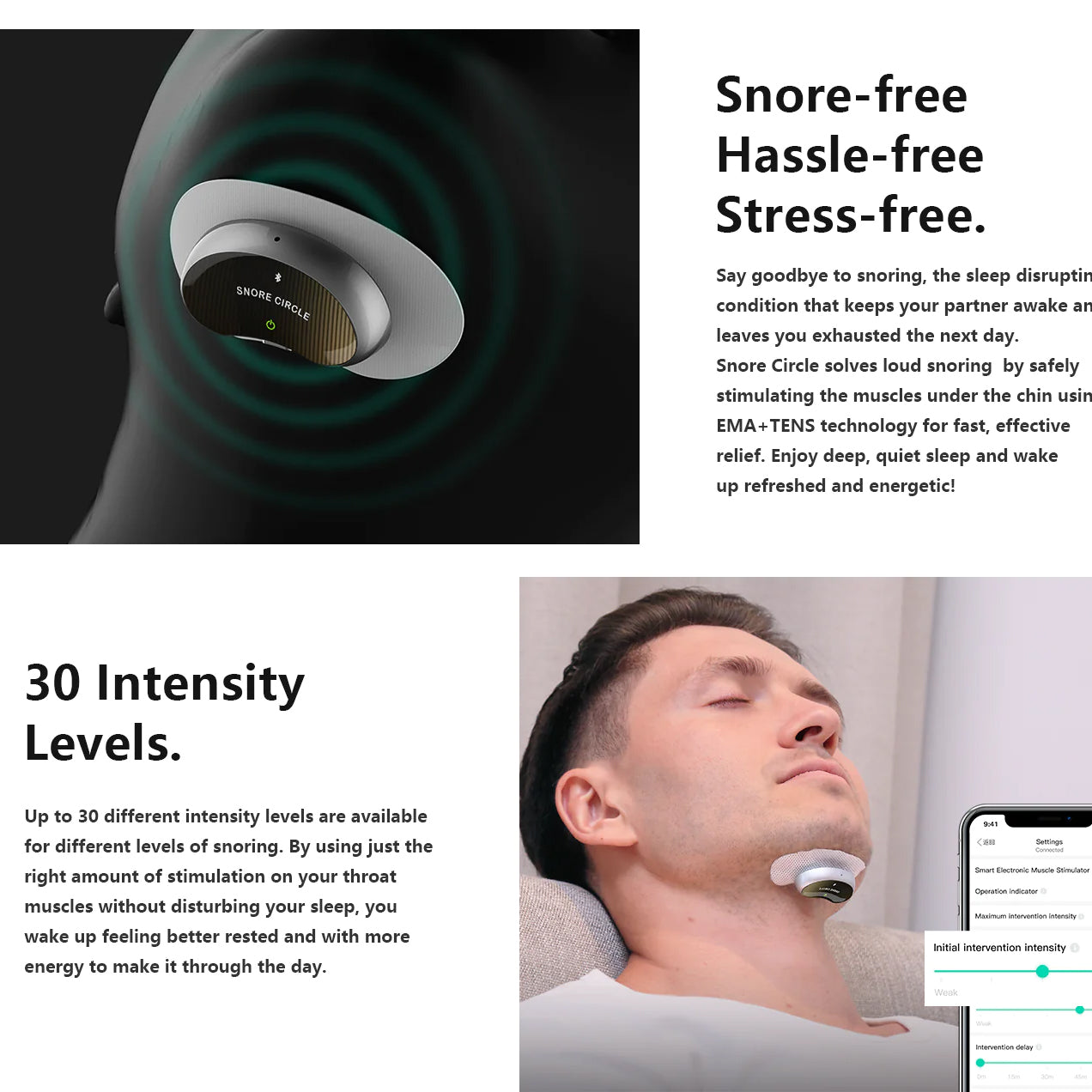 Muscle Stimulator Plus Anti-snoring Device