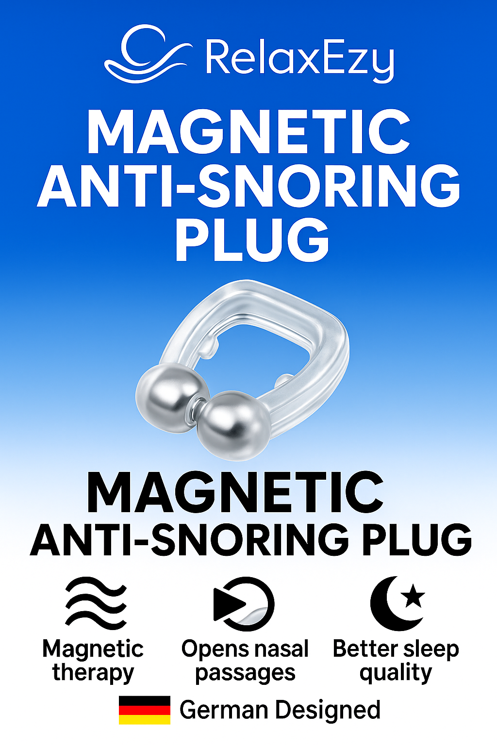 Magnetic Anti-Snoring Device